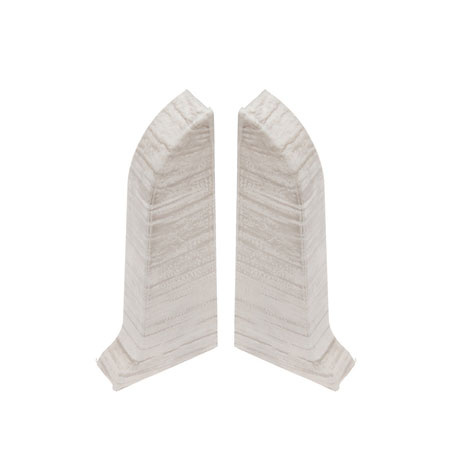 Zakończenia zaślepka prawa i lewa do listwy przypodłogowej Premium Cezar 142 Jesion Baltimore Mat