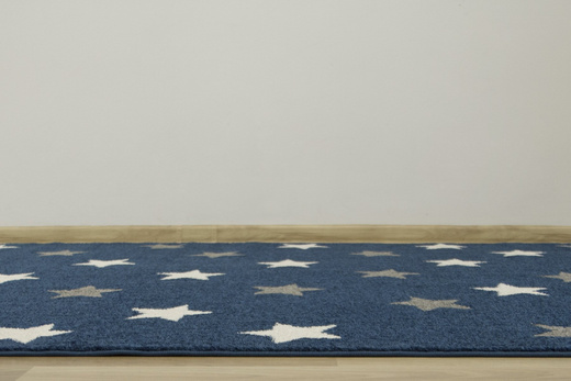 Dywan Emily Kids 5767A d.gri/d.blue Gwiazdki Granatowe