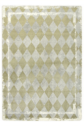 Dywan Diamond K8728G gold Złote Romby