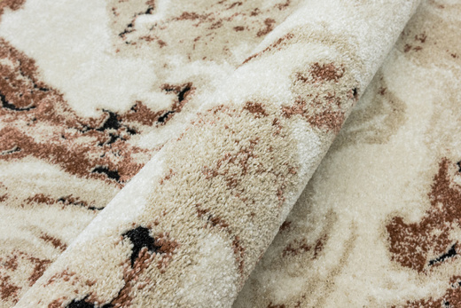 Dywan Bosa K421A cream/somon Kremowy Miedziany Marmur