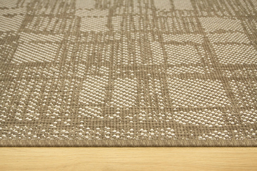 Dwustronny Sznurkowy Chodnik Brussels 205467/10210 Coffee Krem Beż szerokość 100 cm