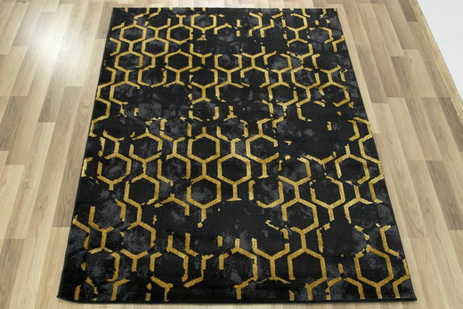 Dywan FESTIVAL 2296A yellow/black