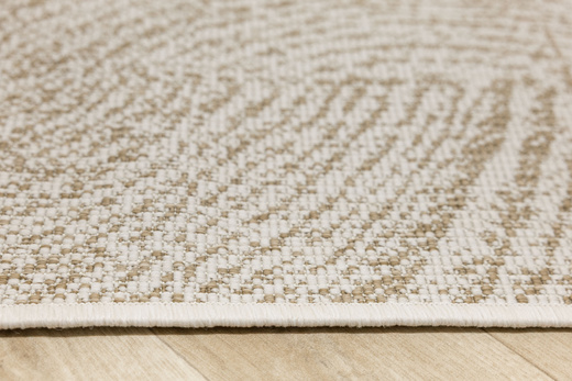 Dywan Dwustronny Sznurkowy Brussels 205729/10820 jute Jasny Beż Krem Drewno Outdoor