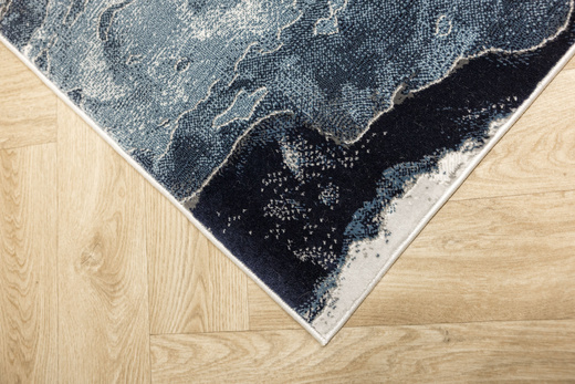 Dywan Argent 15094 U11 Blue Niebieski Szary Marmur