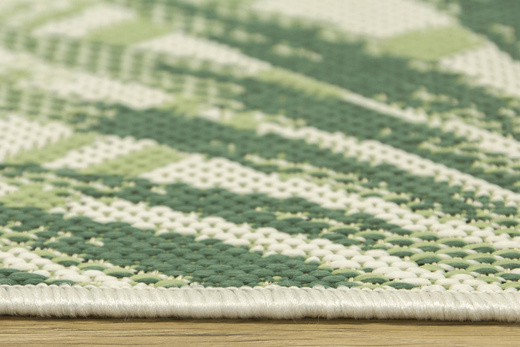 Dywan Sznurkowy Syrena 19435/62 Liście Palmy Butelkowa Zieleń