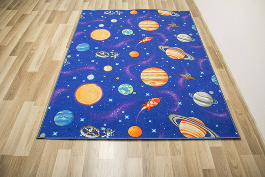 Dywan Dziecięcy Galaxy Galaktyka Komos Rakiety Planety