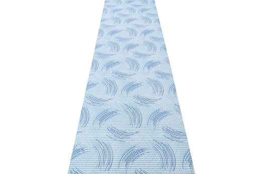 Mata Łazienkowa 88A Niebieski szerokość 65 cm
