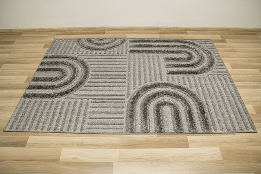 Dywan Amigo 0E560A anthracite Antracyt Półkola