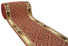 Chodnik Gold 371/22 bordowy szerokość 100 cm
