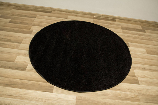 Okrągły Dywan Lima 2081A black Czarny