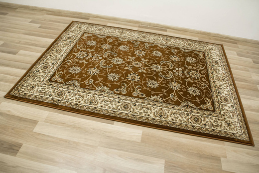 Dywan Super Rose 2338A brown/cream Ornament Brąz Beż Krem