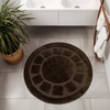 Dywanik Okrągły Łazienkowy Antypoślizgowy Ocean Wenge