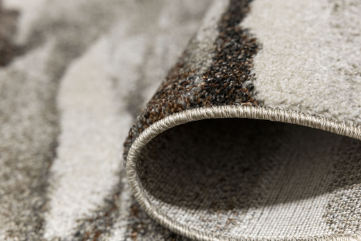 Chodnik N282A l.grey/d.grey Szary Brąz szerokość 80 cm