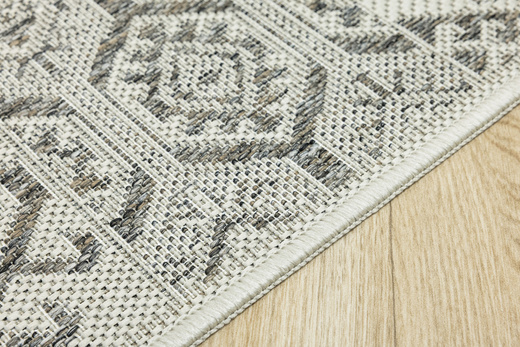 Antypoślizgowy Dywan FLEX 19636/P19 Krem Beż Patchwork