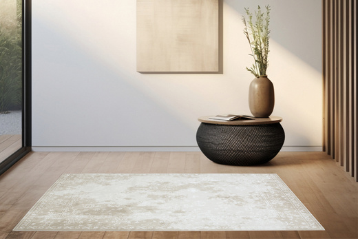 Dywan Illusion H019A cream HB/vizon Beż Krem Ornament