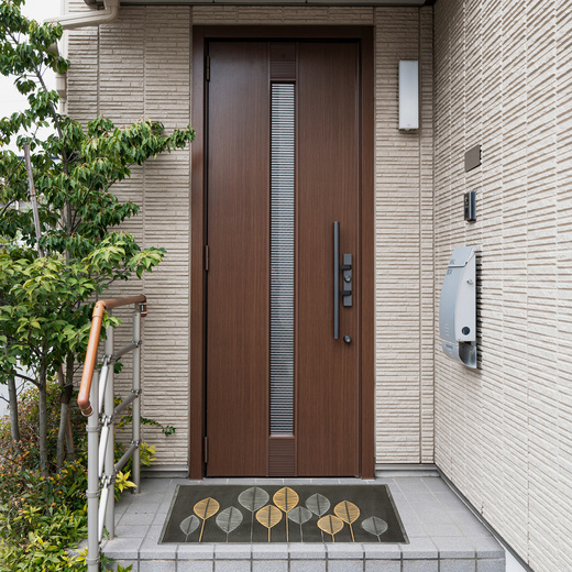 Gumowa Wycieraczka Liście 294126 Srebro Brąz