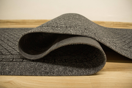 Podgumowany Chodnik Wycieraczka Way 402 Szary szerokość 120 cm