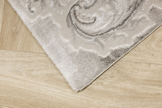 Dywan Nantes NT211A Vizon/Vizon Szarobeżowy Krem Ornament