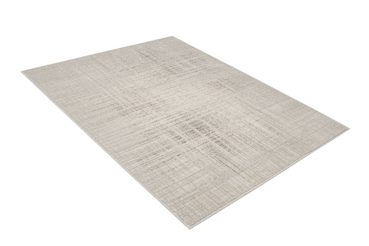 Wełniany Dywan Isfahan-M Rite Popielaty Szary KremowyKratka