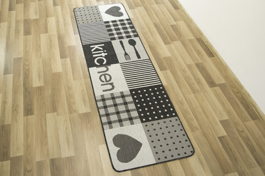 Antypoślizgowy Dywan Kuchenny Flex 19053/08 grey Kitchen