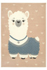 Dywan Luna Kids 534213/95855 flamin Lama Pastelowy Róż
