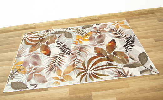 Dywan Summer Liście Beż Antypoślizgowy