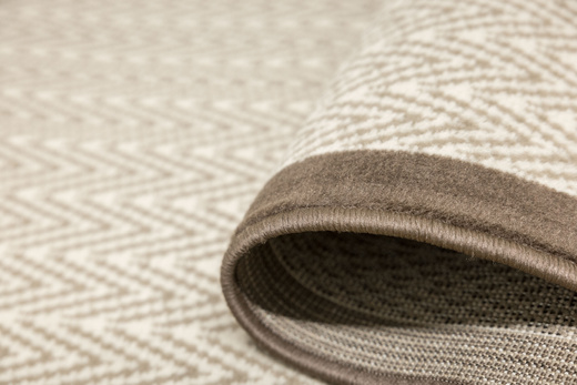 Chodnik Luna 503236/97944 Choco Jodełka Beż szerokość 80 cm