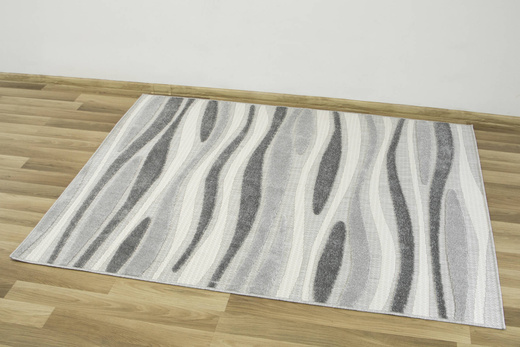 Dywan Sznurkowy Stella D408A l.grey/d.grey Szary Srebrny Krem