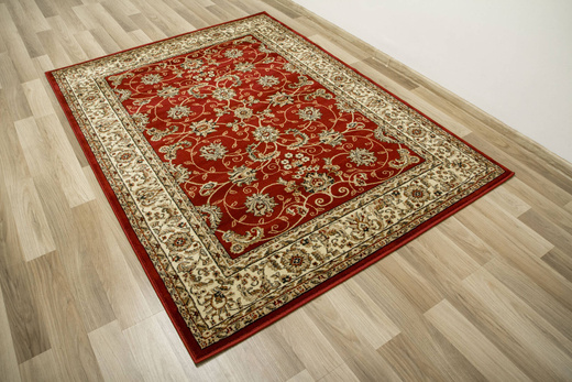 Dywan Super Rose 2338A red/cream Ornament Czerwień Krem