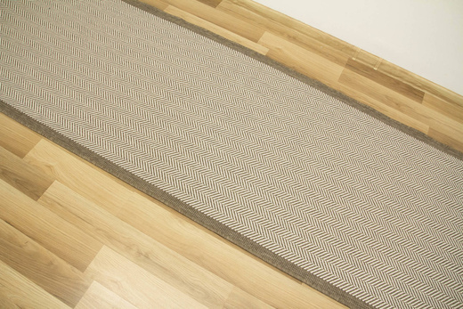 Dwustronny Sznurkowy Chodnik Brussels 205681/10210 Coffee Krem Beż szerokość 80 cm