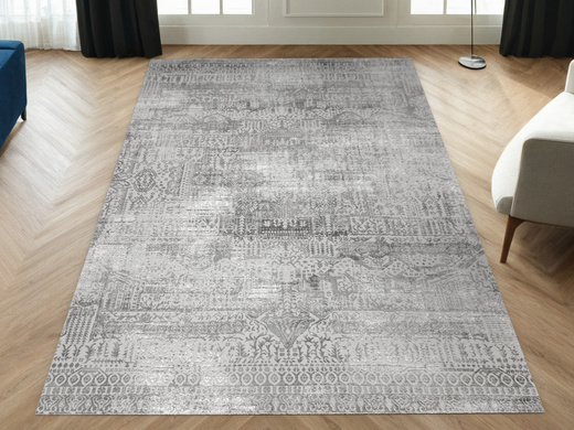 Dywan Nantes NT210G Grey/Grey Szary Krem Ornament