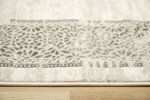 Dywan Garda P024B Gray Szary Krem Ornamentowy