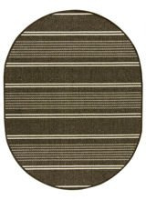 Owalny Płasko Tkany Dywan 973/91 owal