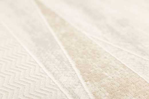 Dywan Illusion H007A cream/l.greyHB Szary Krem Beż Lśniący Linie