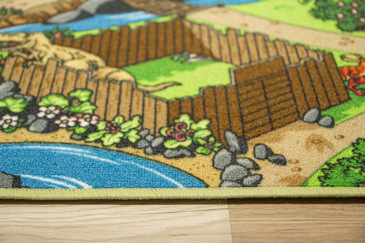 Dywan Dziecięcy Dino Wioska Dinozaurów