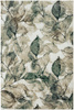 Dywan Kandy N041A l.beige/green Zielony Kaszmir Liście Fryz
