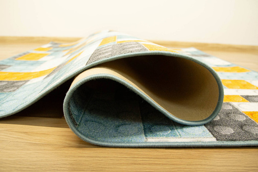 Wykładzina Dziecięca Klocki Orange szerokość 4 m