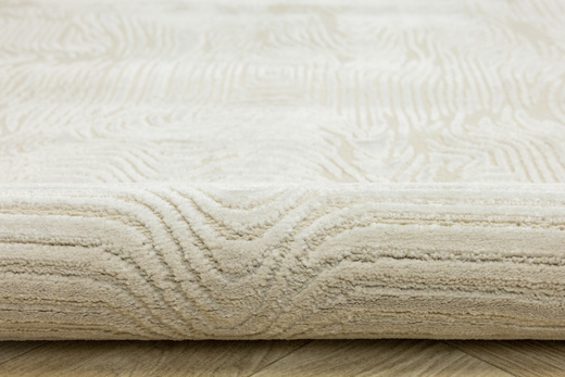 Dywan Misha J111A beige/beige Beżowy Linie Fale