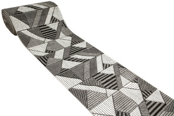 Chodnik Amelia A632A Grey Szary Linie Paski Kreski szerokość 80 cm