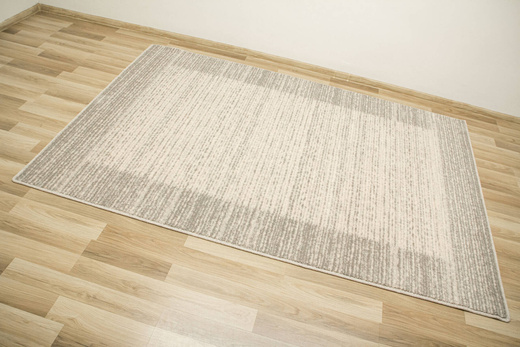 Wełniany Dywan Isfahan-M Cyryna Popielaty Ramka