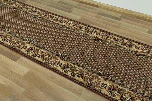 Chodnik Gold 316/12 brąz szerokość 70 cm