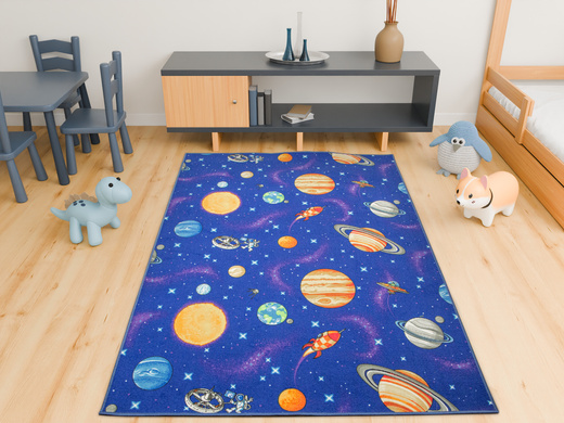 Dywan Dziecięcy Galaxy Galaktyka Komos Rakiety Planety