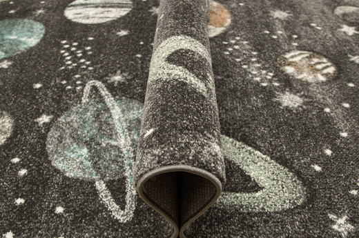 Dywan Lima C288A d.grey/l.grey Szary Kremowy Planety Gwiazdy Kosmos