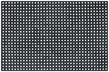 Mata Przerostowa Na Place Zabaw Ażurowa Gumowa Czarny