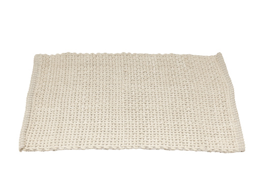 Bawełniany Dywanik Chodniczek Moko Beż Gruby Splot