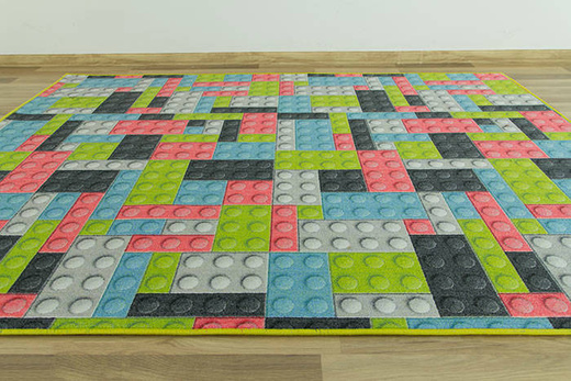 Dywan Klocki pastele