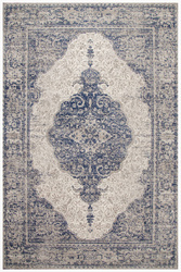 Dywan Ornamentowy Isfahan Zephyr Grey Szary Niebieski