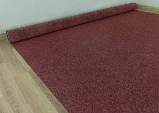 Wykładzina star bez filcu 16 bordo szerokość 2 m