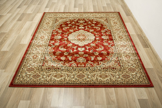 Dywan Super Rose 2095A red/cream Ornament Kwiatowy Czerwień Krem