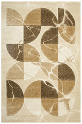 Dywan Amelia A472A cream/beige Beżowy Brązowy Półkola Marmur